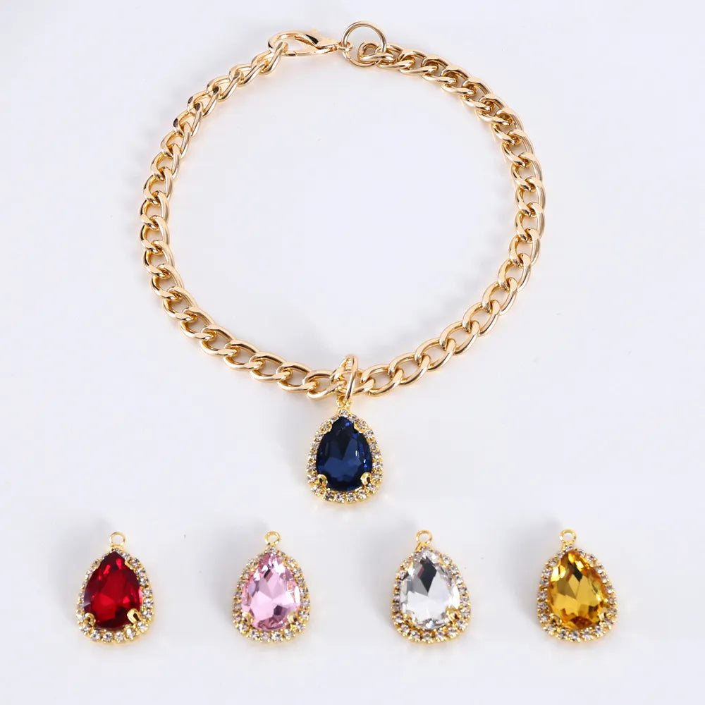 Fluffy Finds Crystal Diamond Pet Collar