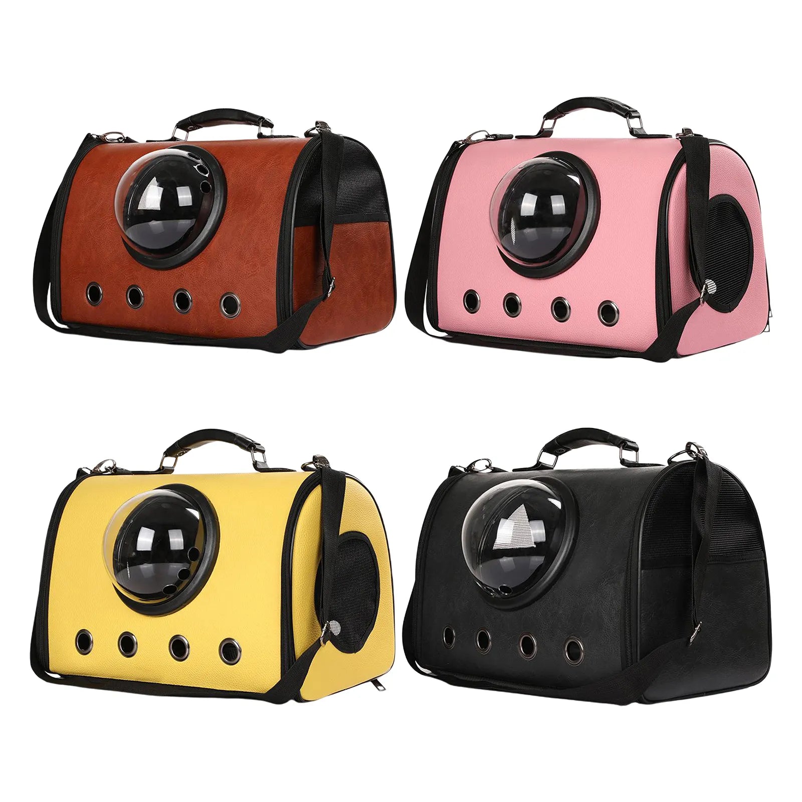 Fluffy Finds Space Capsule Pet Carrier Bag — Stylish Travel Bag for Cats & Small Dogs