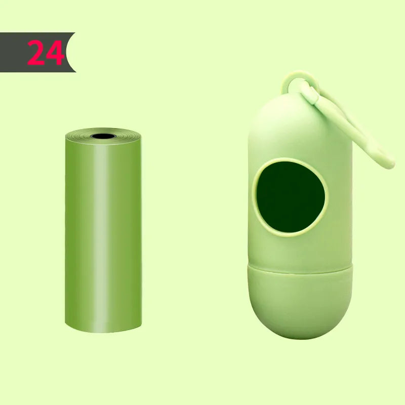 Fluffy Finds Dog Poop Bag Dispenser — Biodegradable Waste Bags with Portable Holder