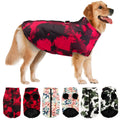 Fluffy Finds Printed Dog Vest Jacket — Warm Winter Coat for Medium & Large Dogs