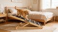Fluffy Finds Adjustable Wooden Pet Ramp — Safe & Easy Access for Dogs of All Sizes