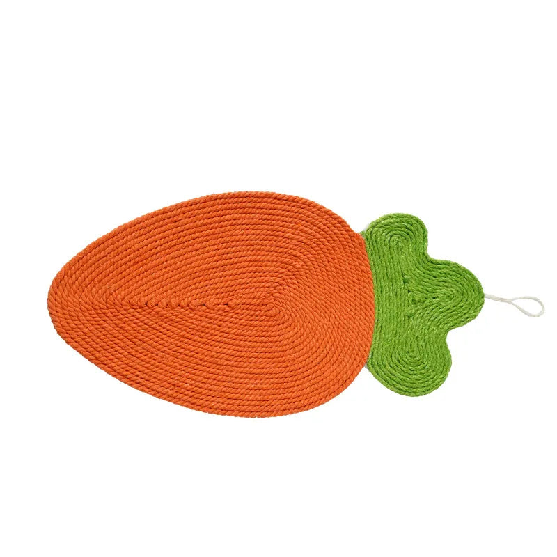 Fluffy Finds Watermelon Cat Scratch Pad — Wall Mounted Sisal Scratching Board