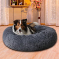 Fluffy Finds Calming Donut Pet Bed — Cozy Plush Bed for Dogs & Cats