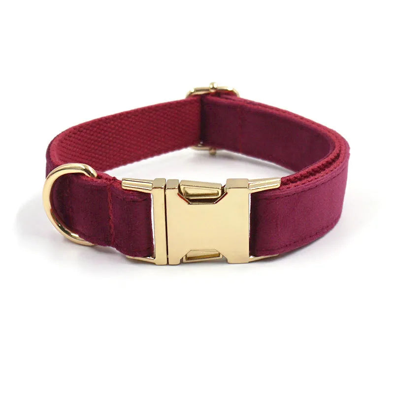 Fluffy Finds Personalized Pet Collar Set — Bow Tie, Collar & Leash
