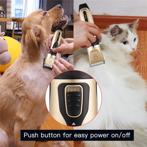 Fluffy Finds Professional Pet Grooming Kit — Complete 8-Piece Clippers, Scissors & Nail Set