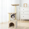 Fluffy Finds 3-Level Cat Tree Tower — Scratching Post, Cozy House & Play Centre